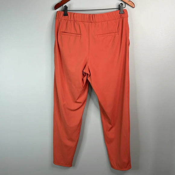 RW&CO Leisure Trousers Burnt Orange Elastic Drawstring Waistband High Waist M - Picture 7 of 12